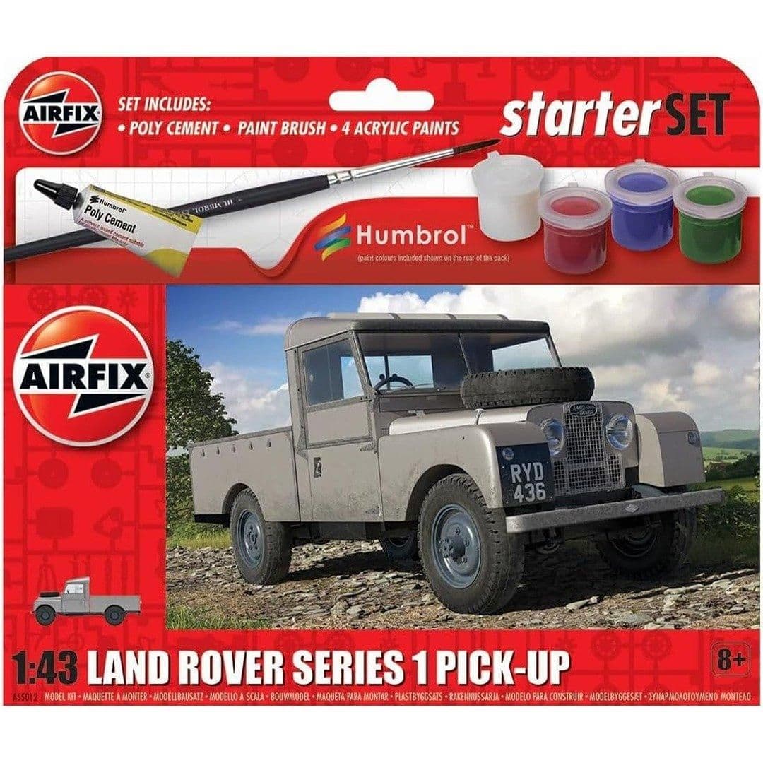 A55012 Airifx Starter Set Land Rover Series 1 Pick Up 1 43 Model Kit