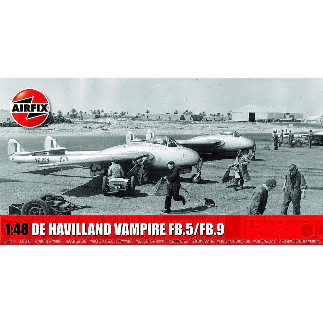 De Havilland Vampire FB.5 FB.9. 1 48 Model Kit
