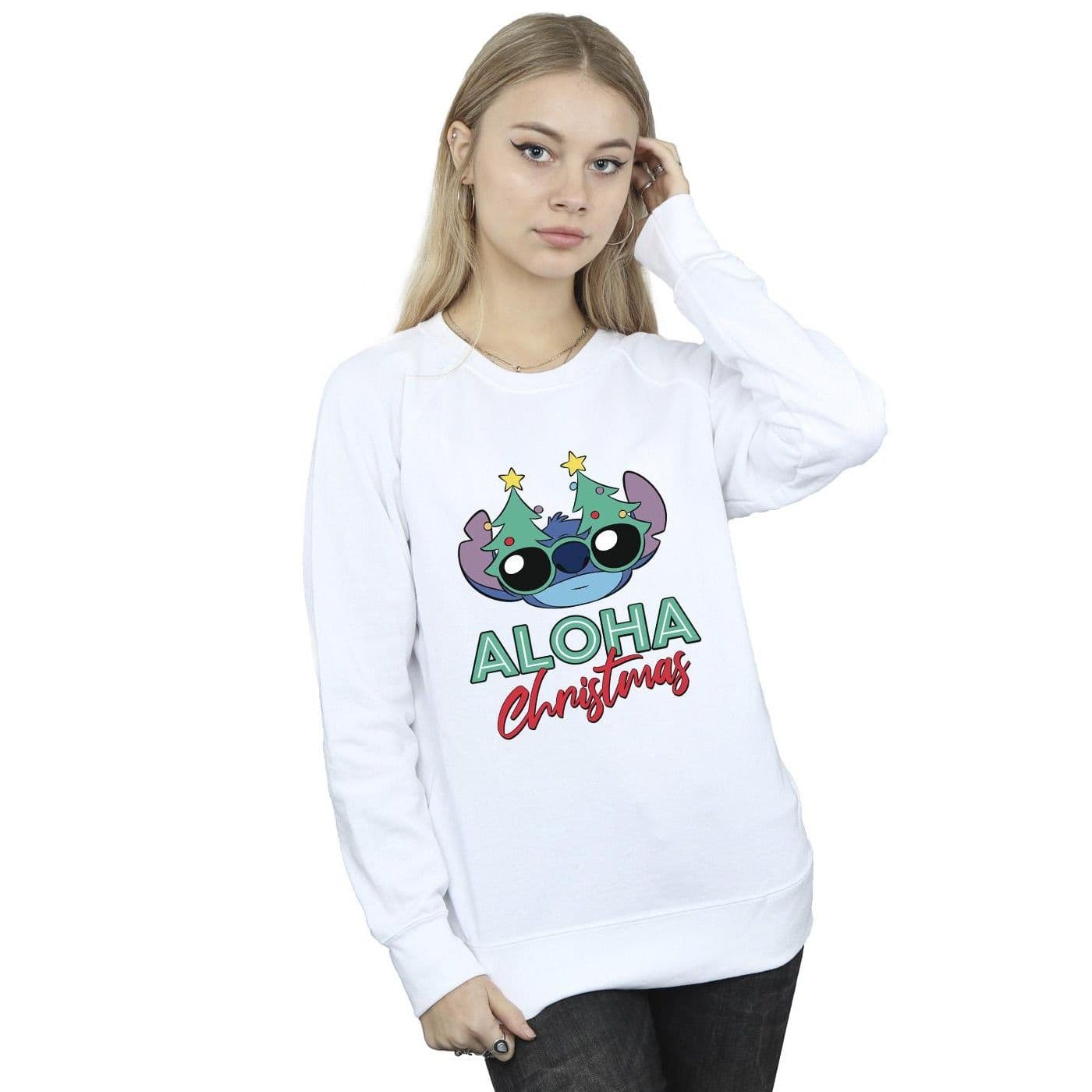 Lilo & Stitch Christmas Tree Shades Sweatshirt