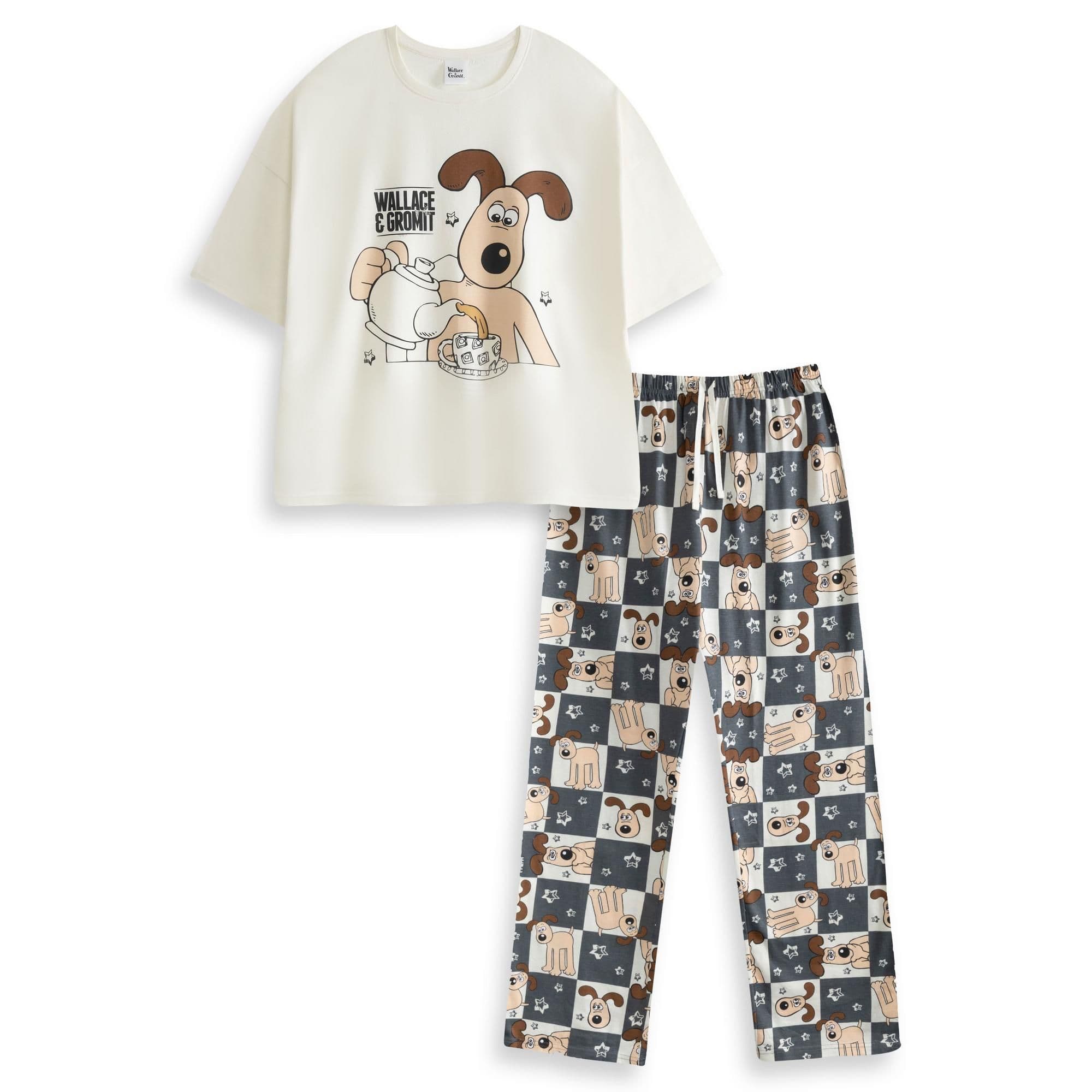 & Short Sleeve Long Leg Pyjama Set