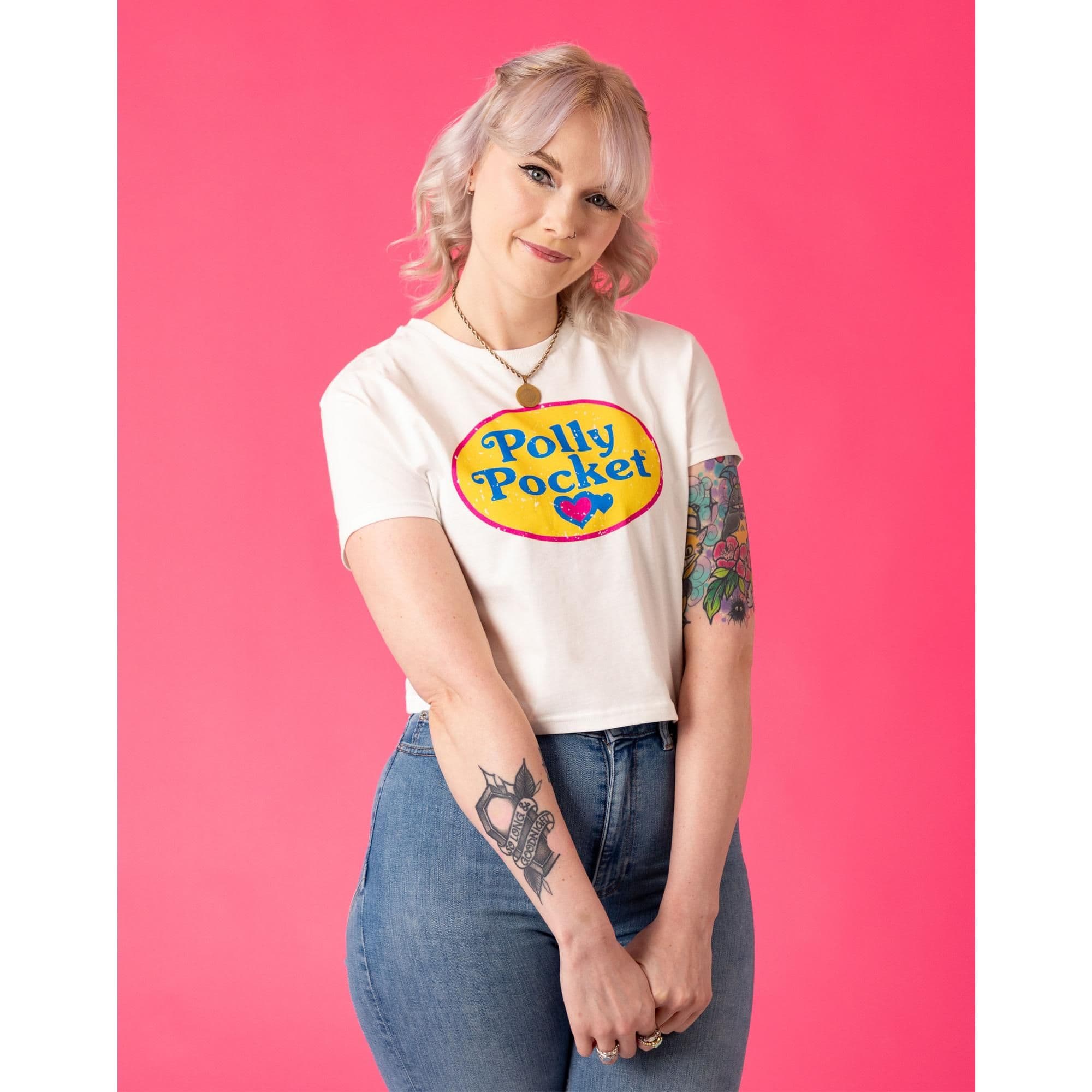 Cropped Short Sleeved T Shirt