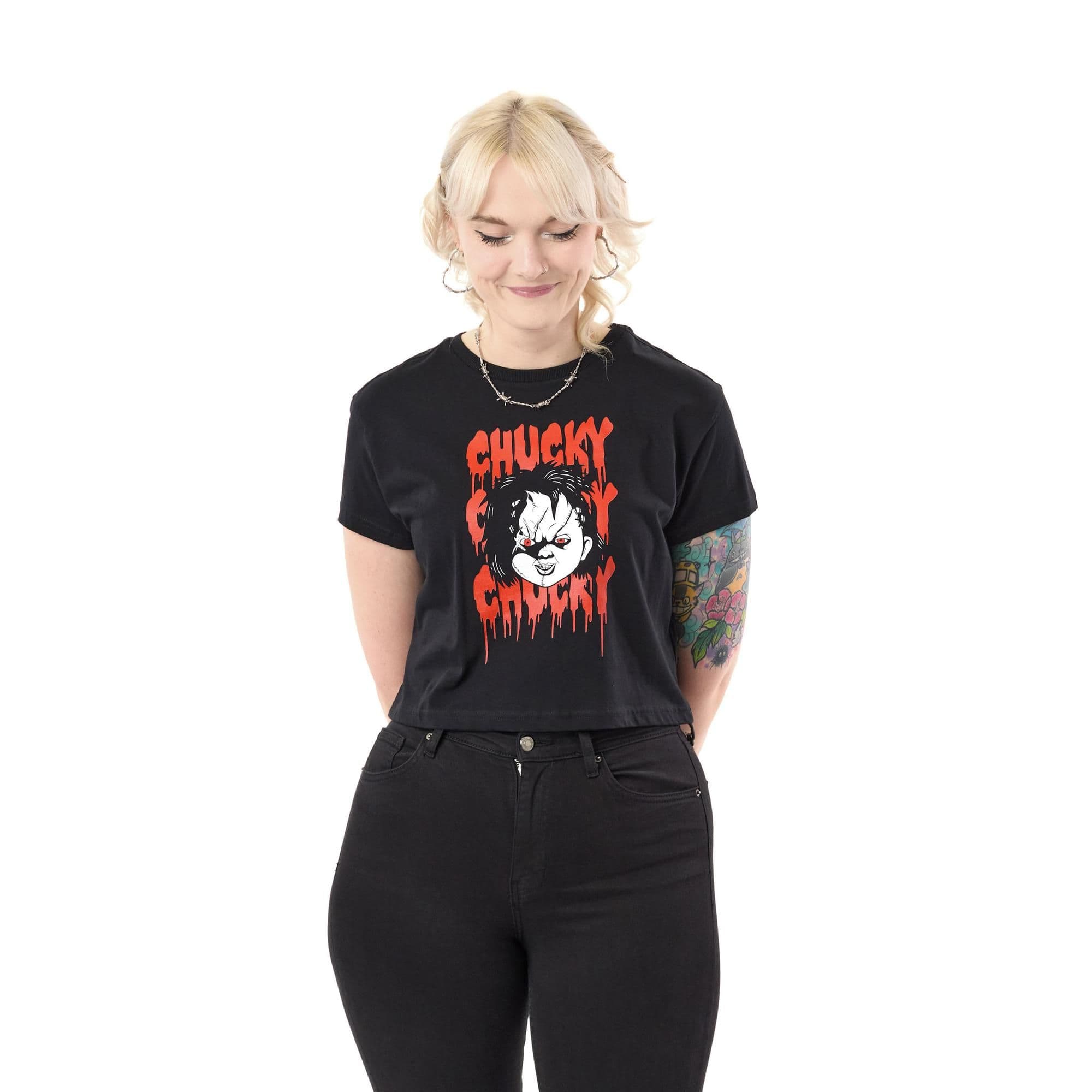 Cropped Short Sleeved T Shirt
