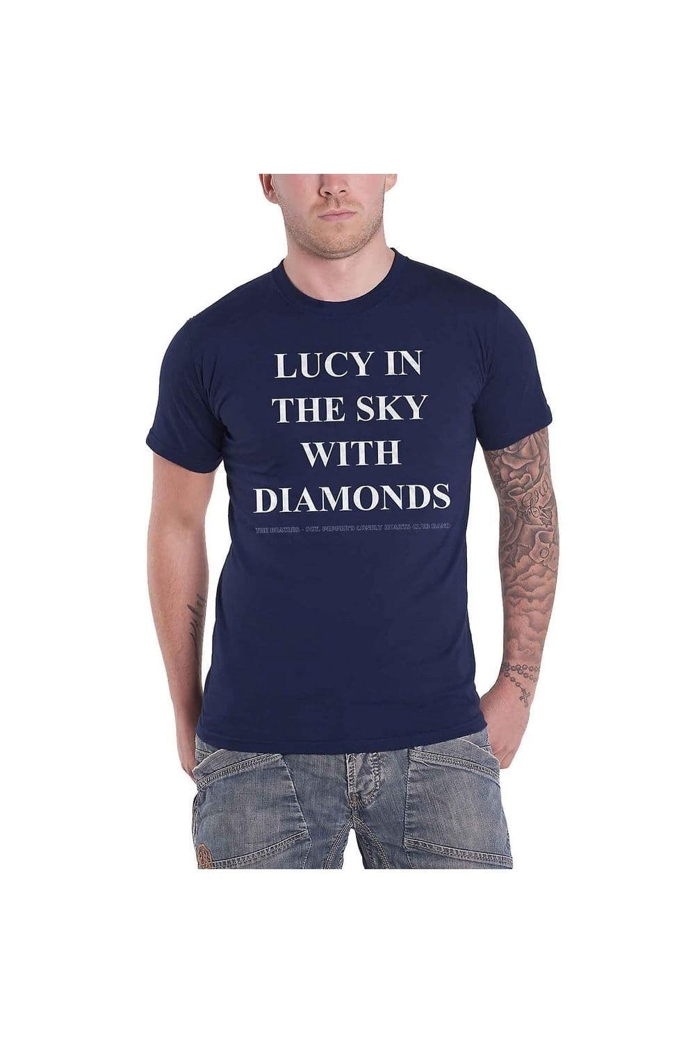 Lucy Sky Diamonds Back Print T Shirt