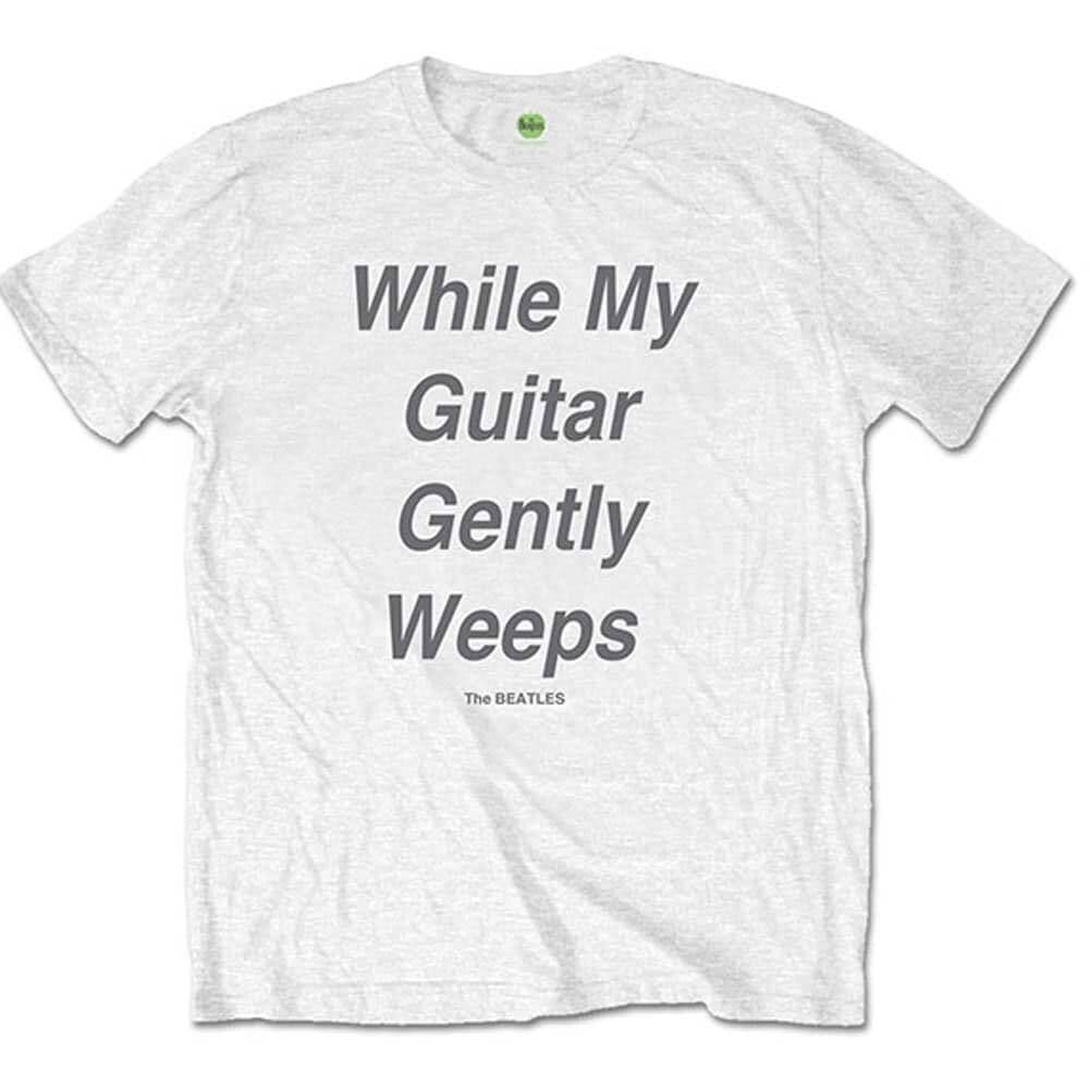 My Guitar Gently Weeps Back Print T Shirt