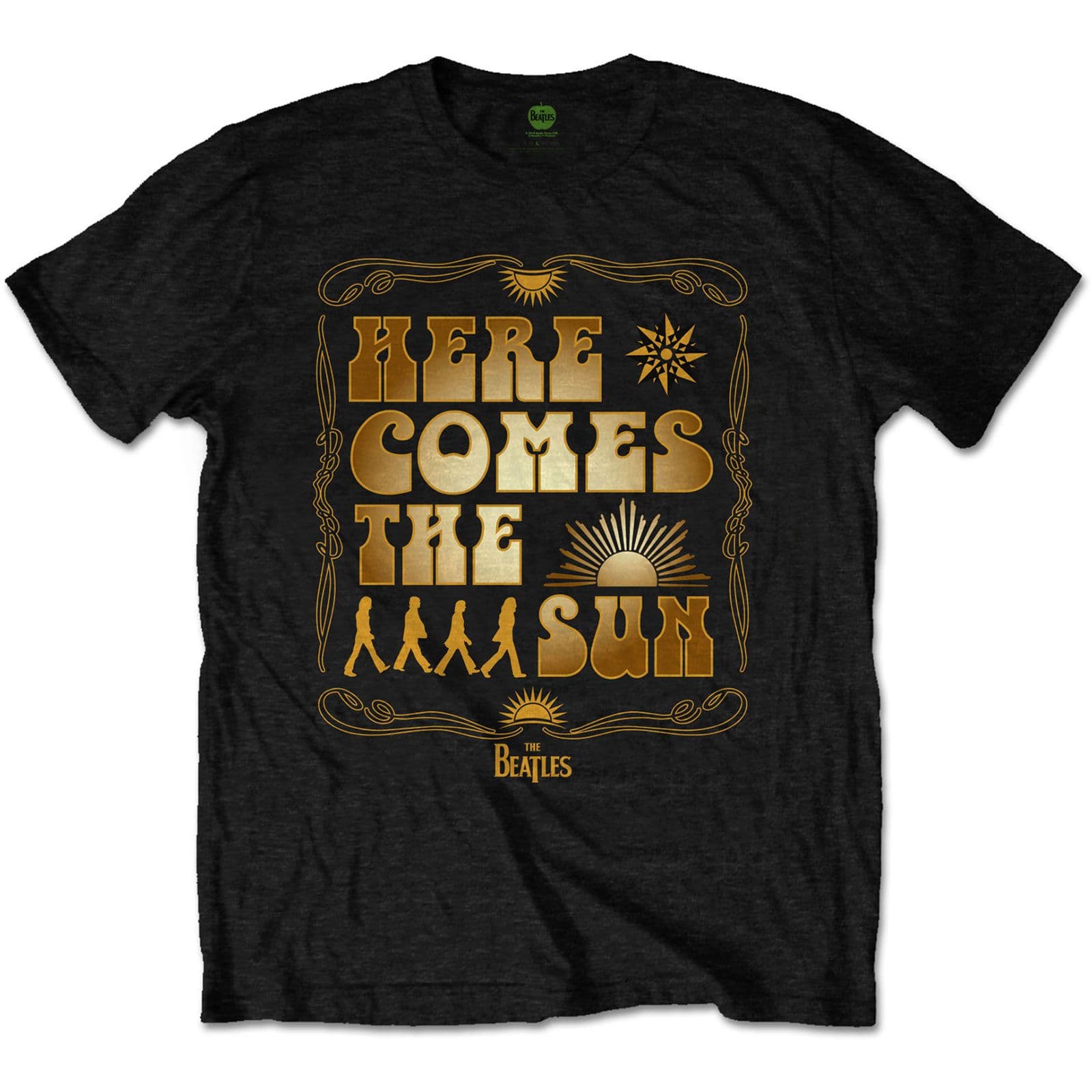 Here Comes Sun Back Print T Shirt