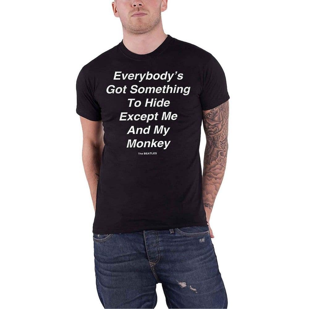 Me My Monkey Back Print T Shirt