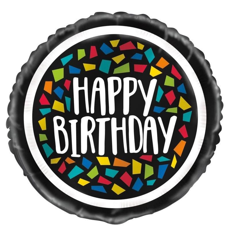 Mosaic Birthday Foil Balloon