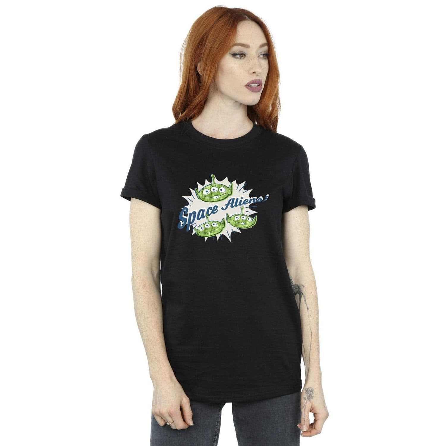 Toy Story Aliens Cotton Boyfriend T Shirt