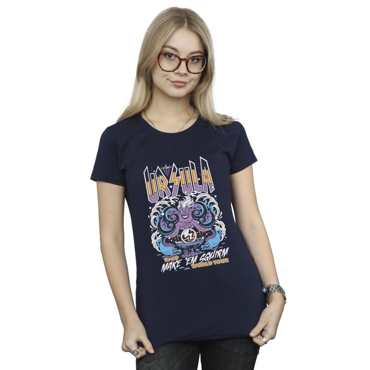 Villains Ursula Make Em Squirm Cotton T Shirt
