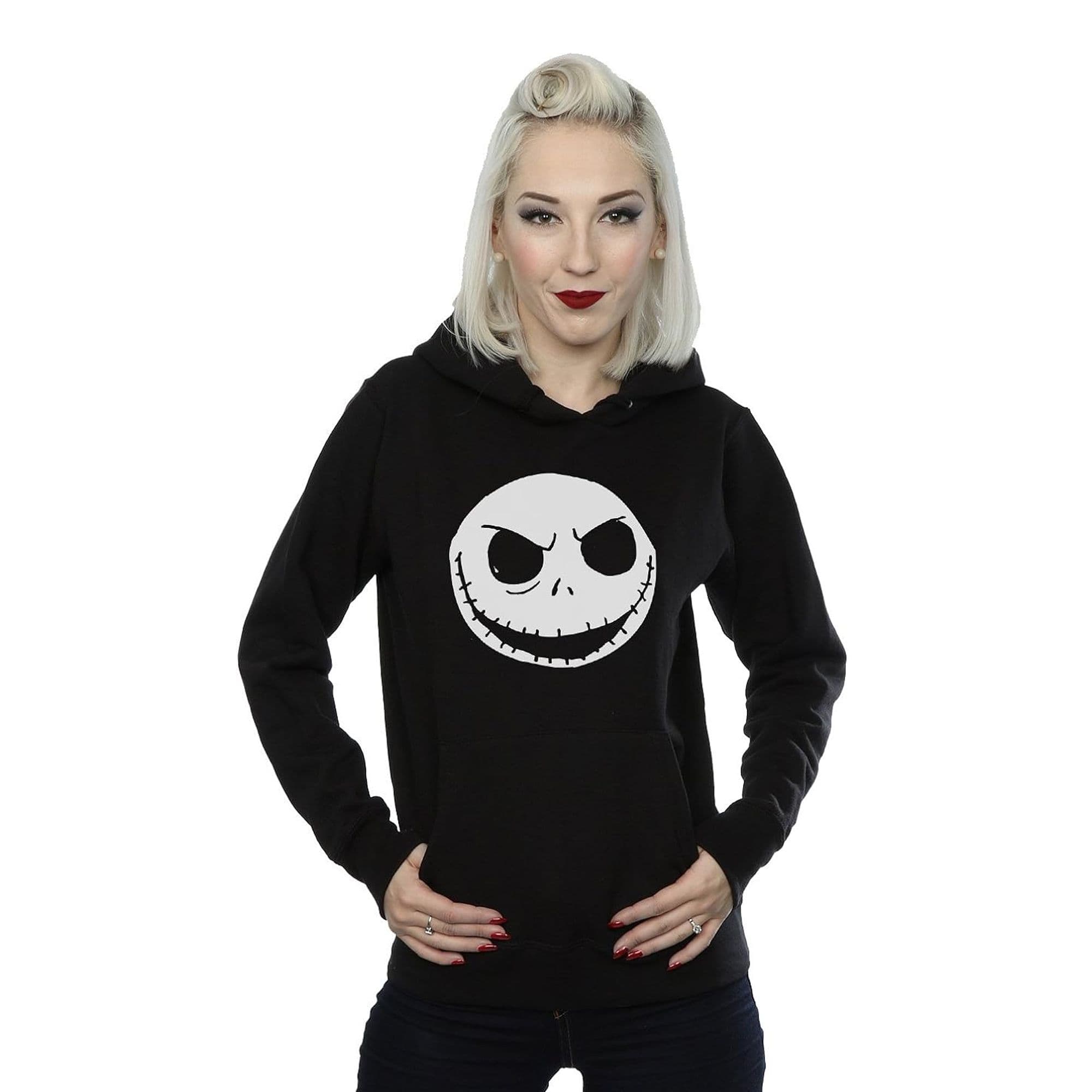 Nightmare Before Christmas Face Hoodie