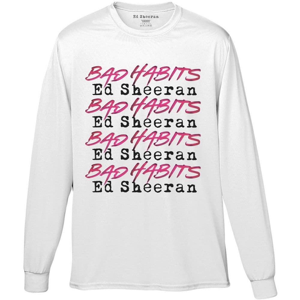 Bad Habits Stack Long Sleeved T Shirt