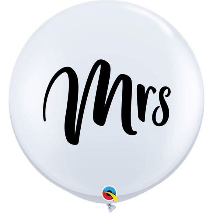 Mrs. Latex Round Balloons Pack 2