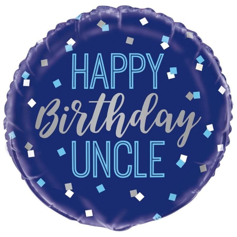 Uncle Happy Birthday Foil Balloon