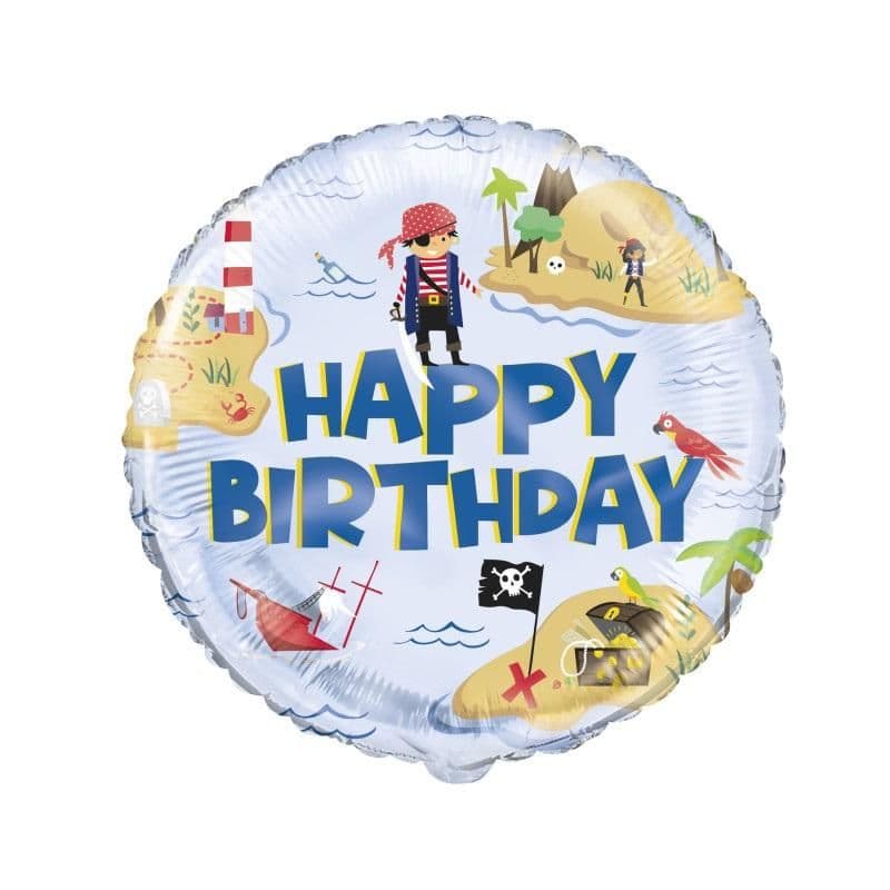 Ahoy Pirate Foil Balloon