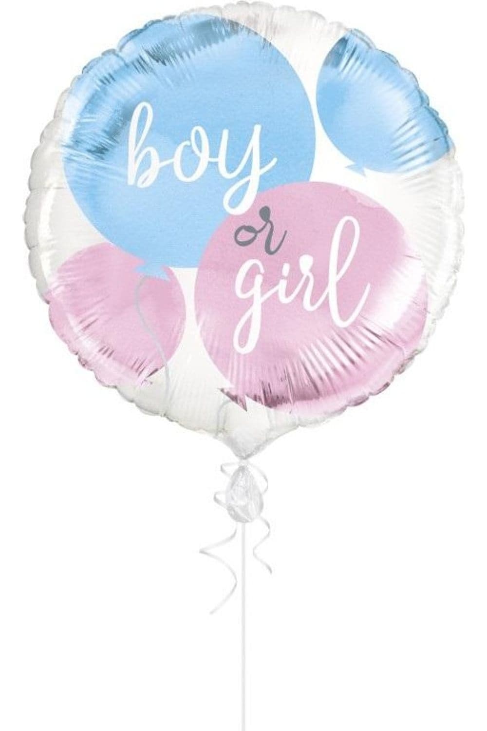 Round Gender Reveal Foil Balloon