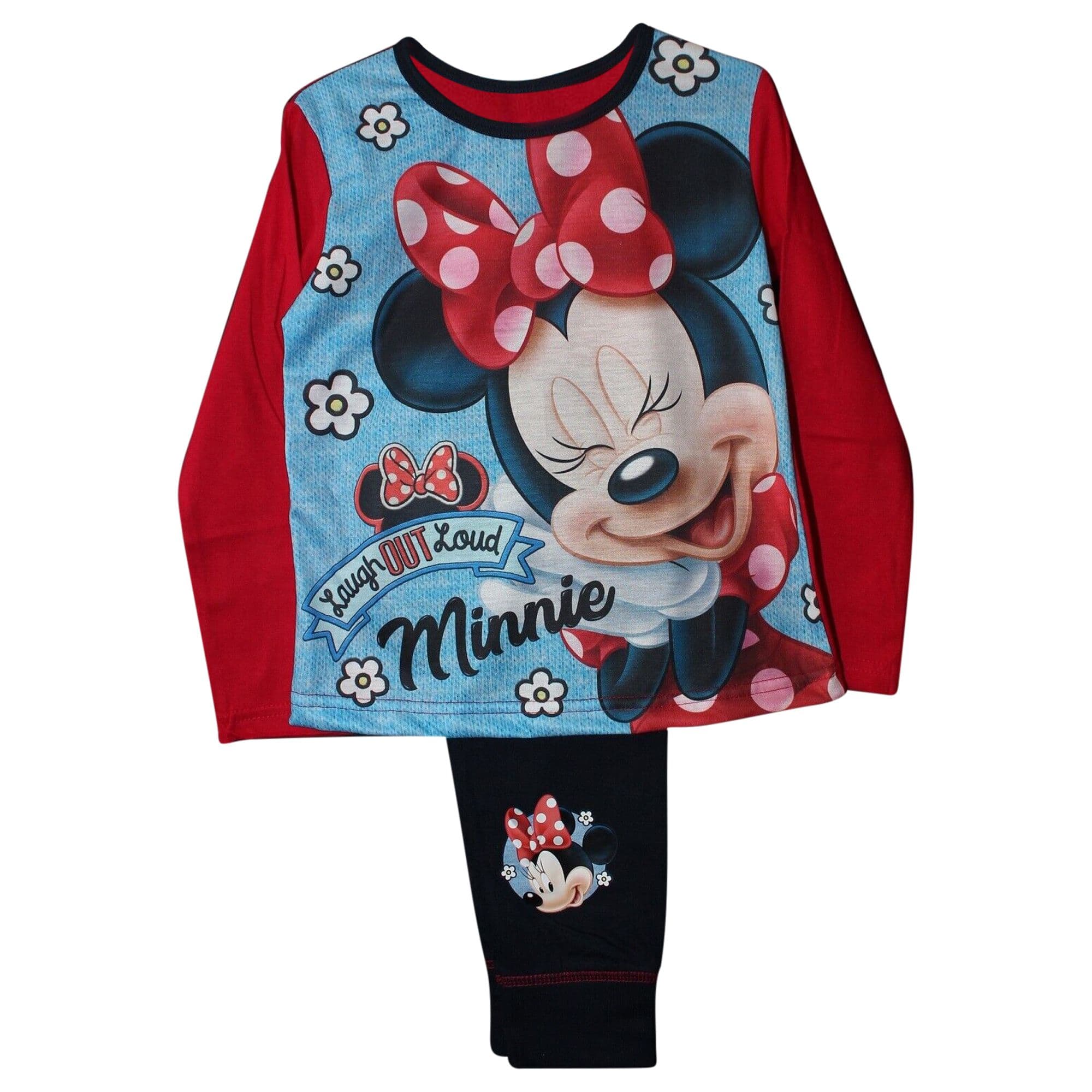 Mickey & Friends Minnie Mouse Top Bottoms Pyjama Set