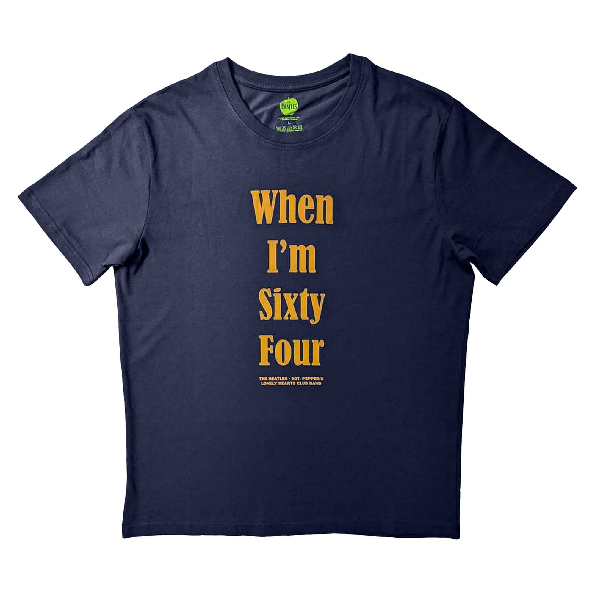 When I´m Sixty Four Back Print Cotton T Shirt