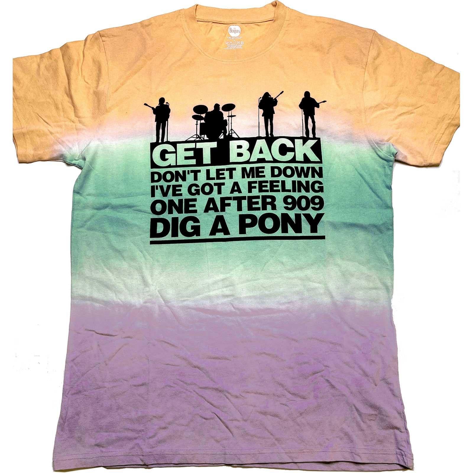 Get Back Gradient Dip Dye T Shirt