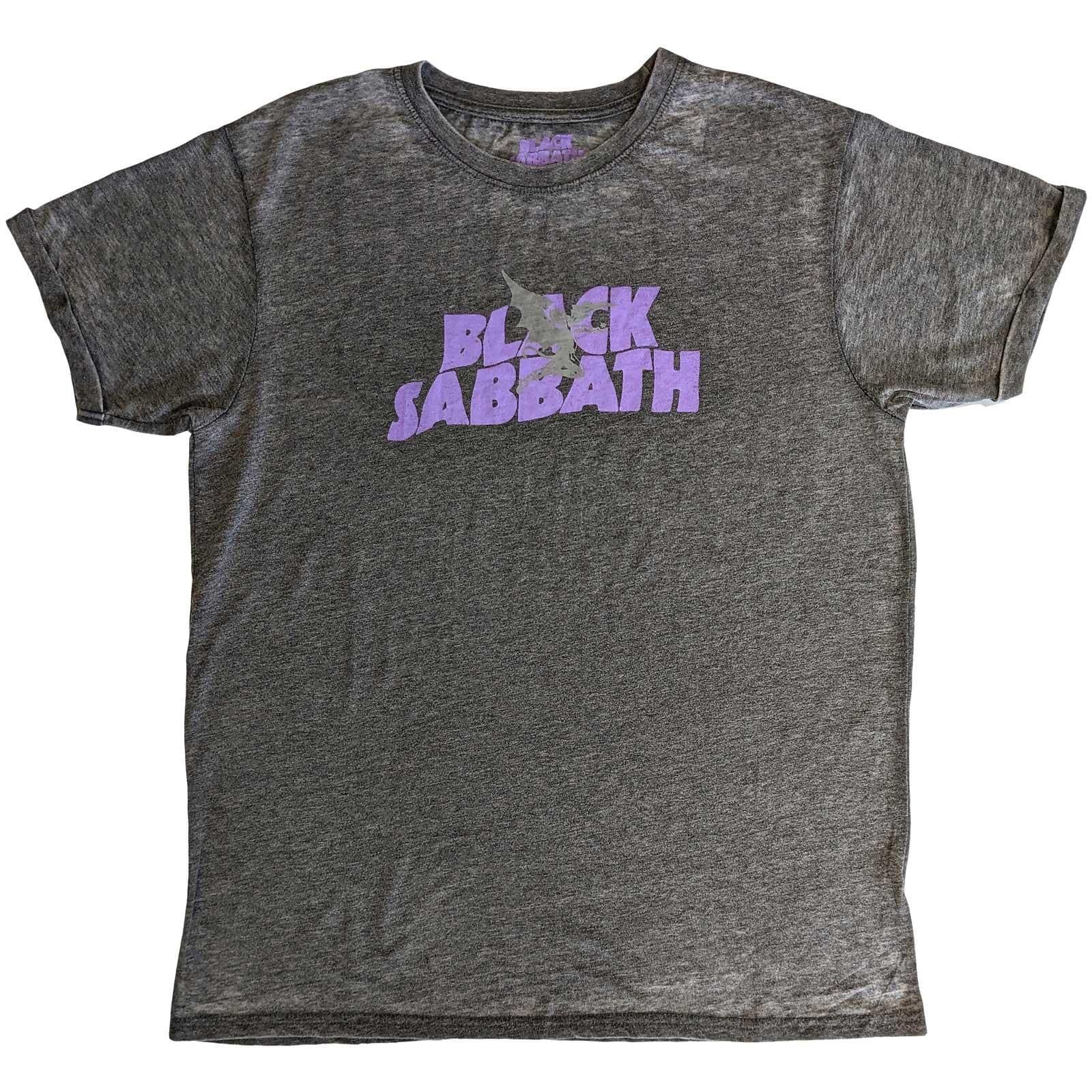 Burnout Cotton Logo T Shirt