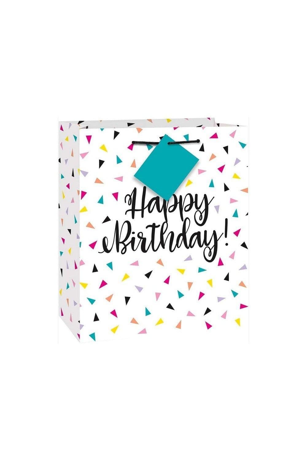 Confetti Paper Happy Birthday Gift Bag