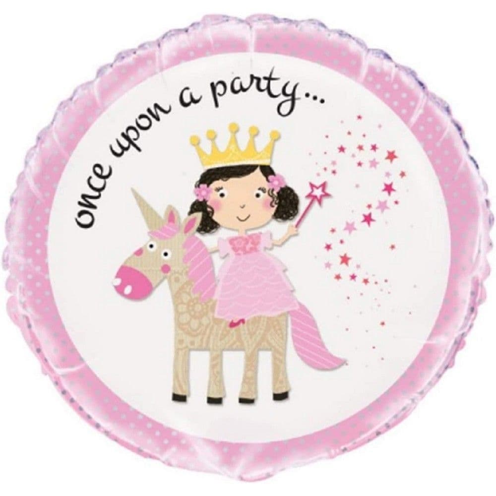 Once Upon Foil Princess Unicorn Balloons