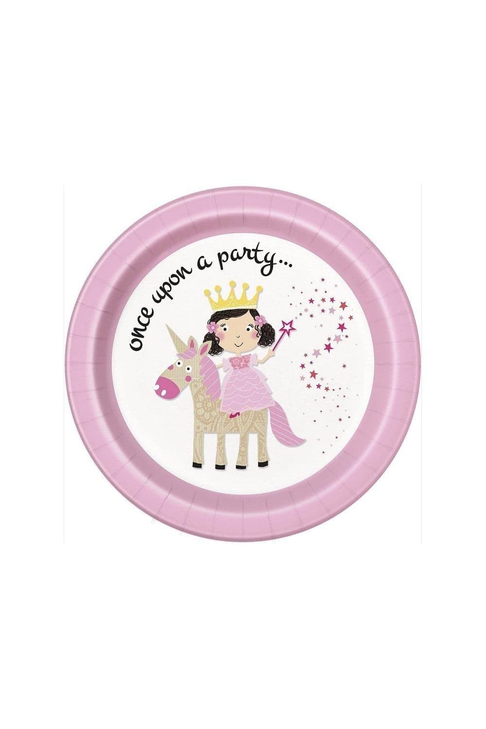 Once Upon Princess Unicorn Plates