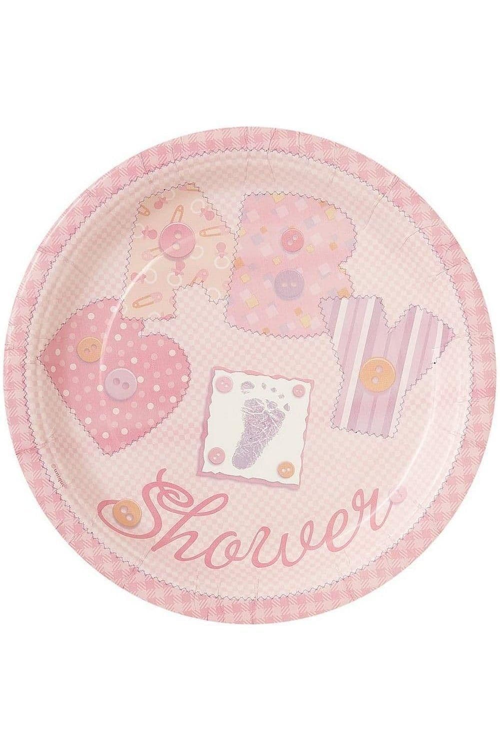 Stitches Print Shower Plates
