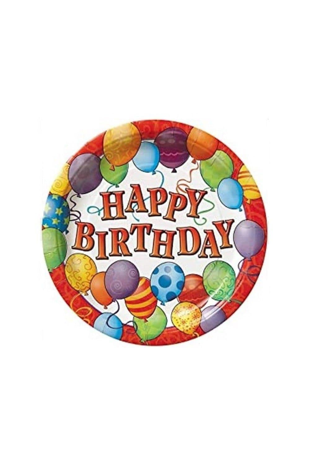 Balloons Birthday Plates