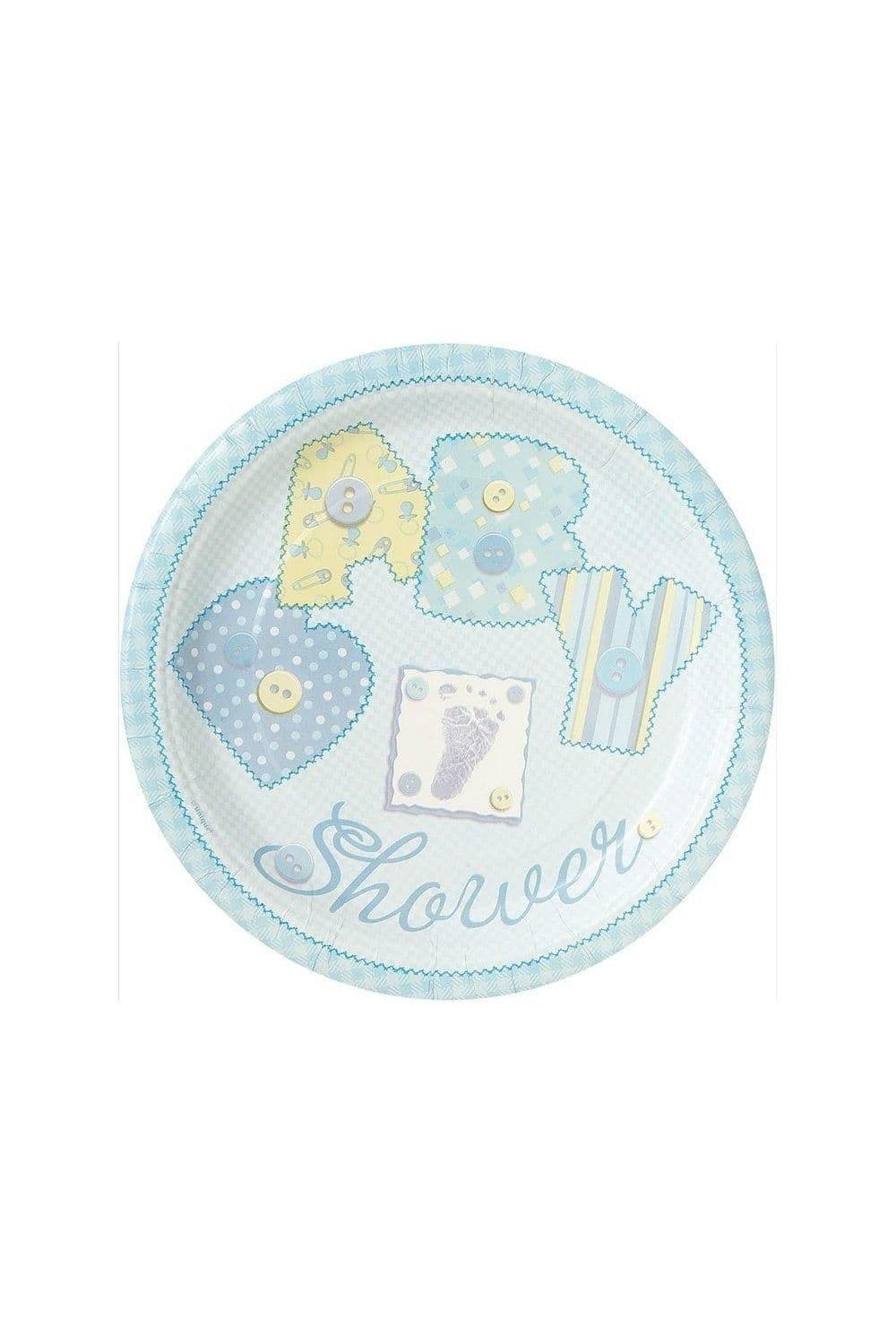 Stitched Shower Disposable Plates