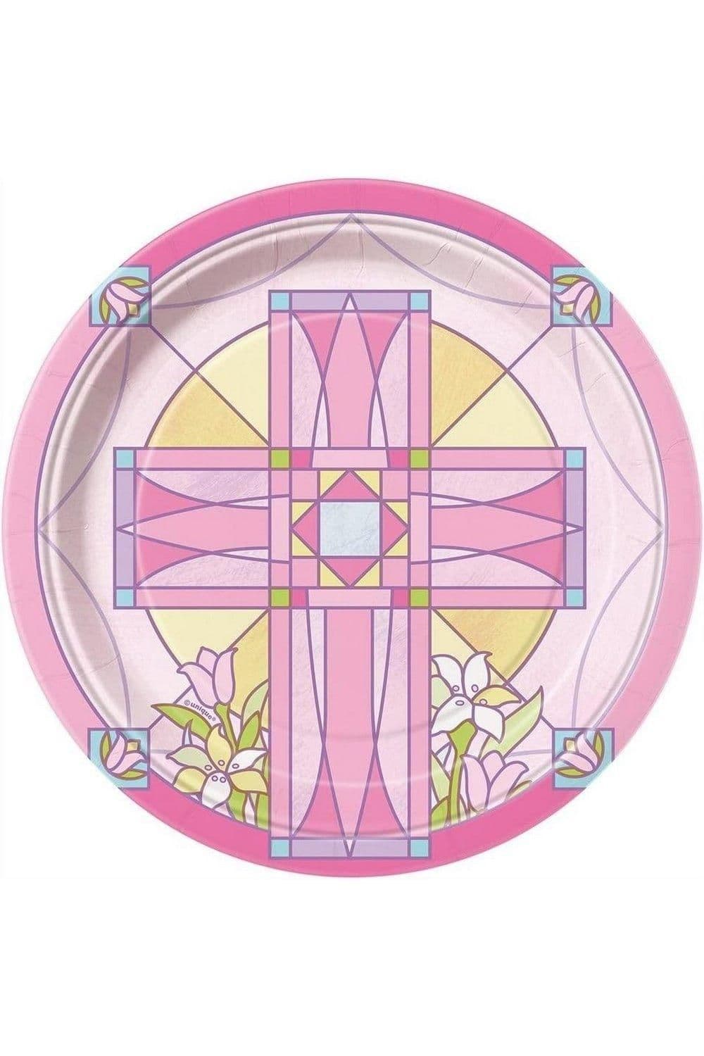 Paper Sacred Cross Disposable Plates