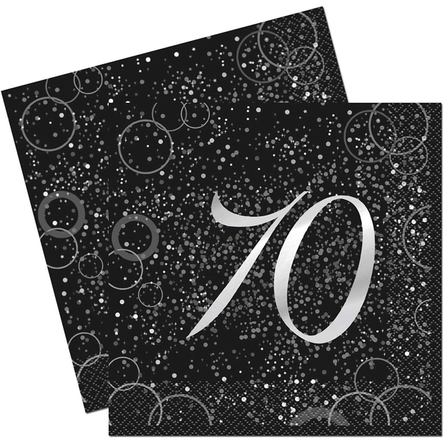 Glitz 70th Napkins