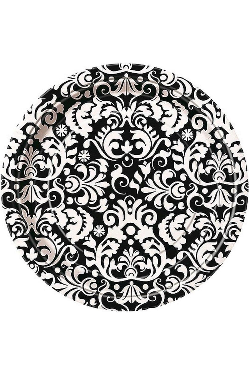 Damask Disposable Plates