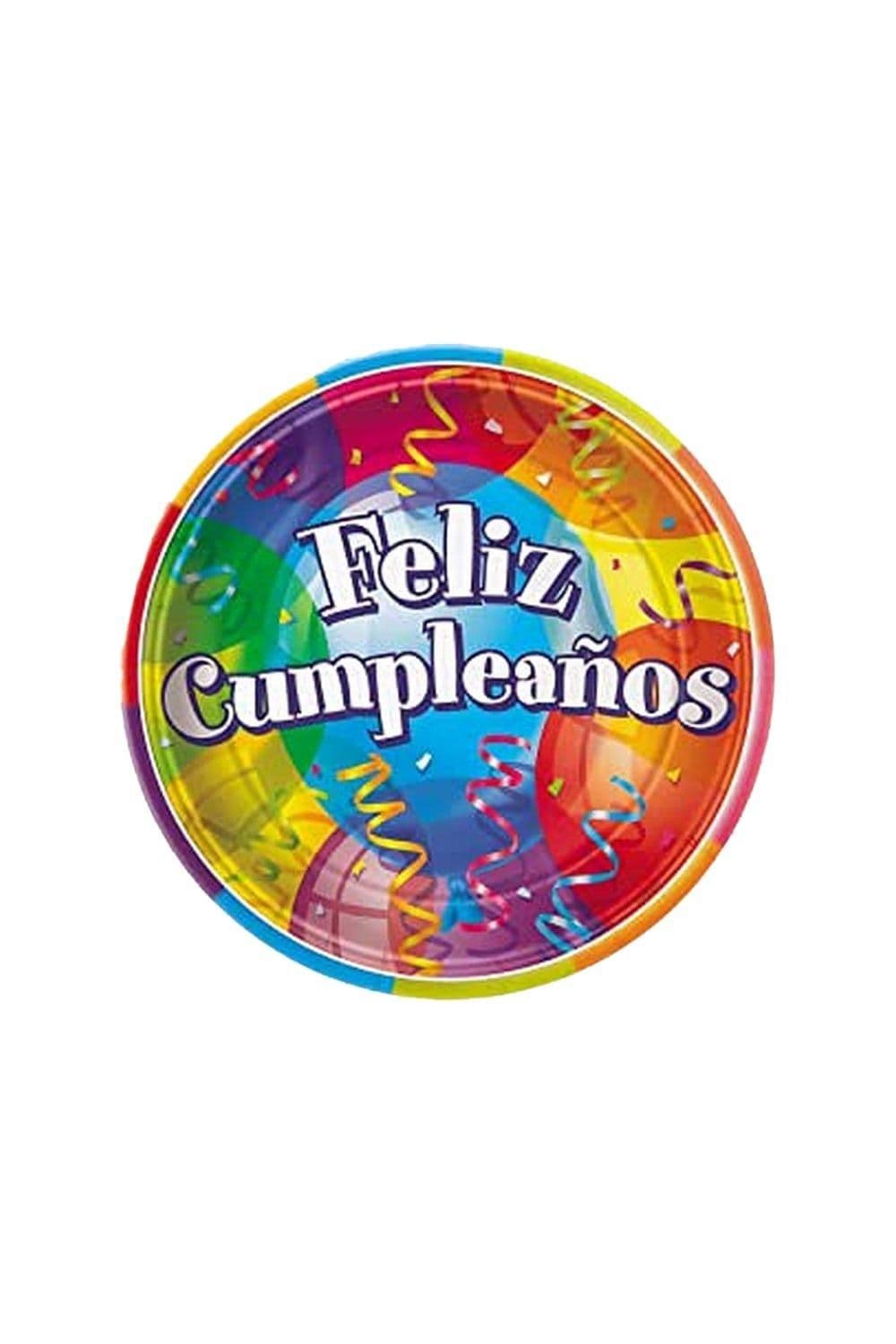 Feliz Cumpleanos Disposable Plates