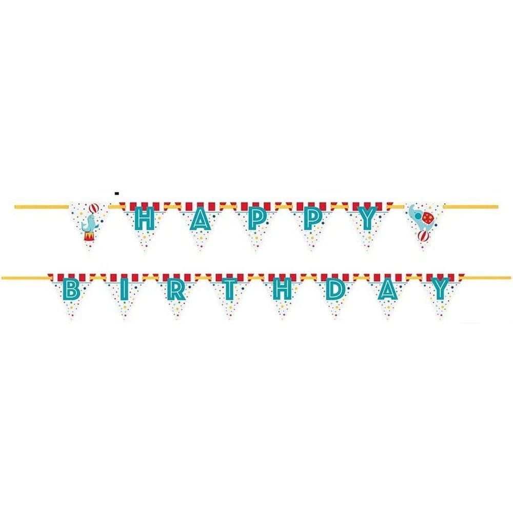 Happy Birthday Circus Bunting