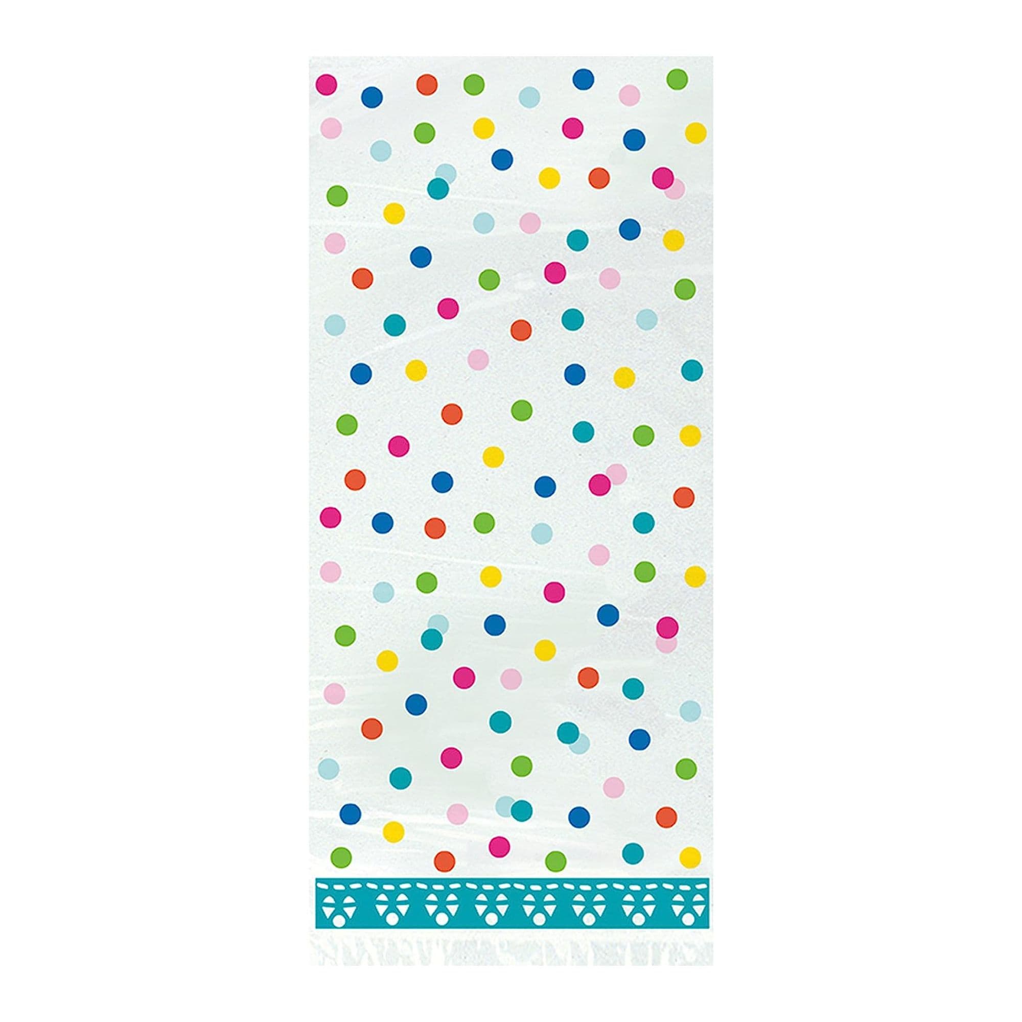 Confetti Cellophane Birthday Bags