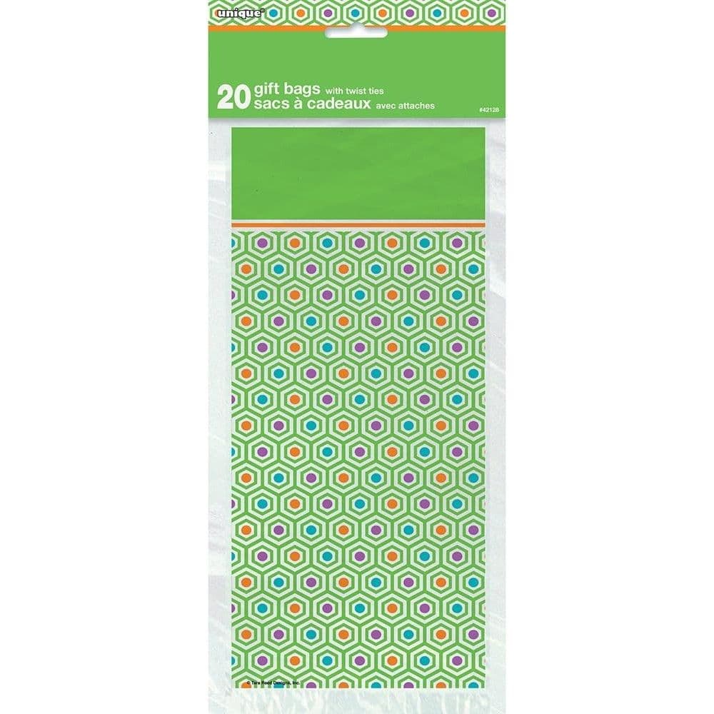 Polka Dot Cellophane Bags