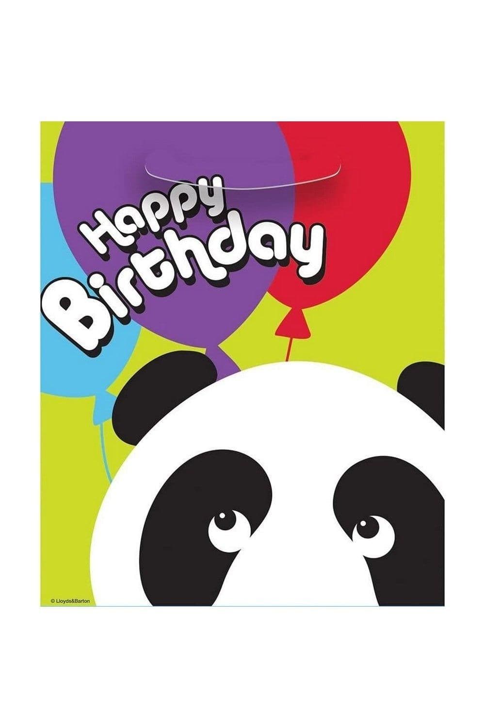 Panda Birthday Bags