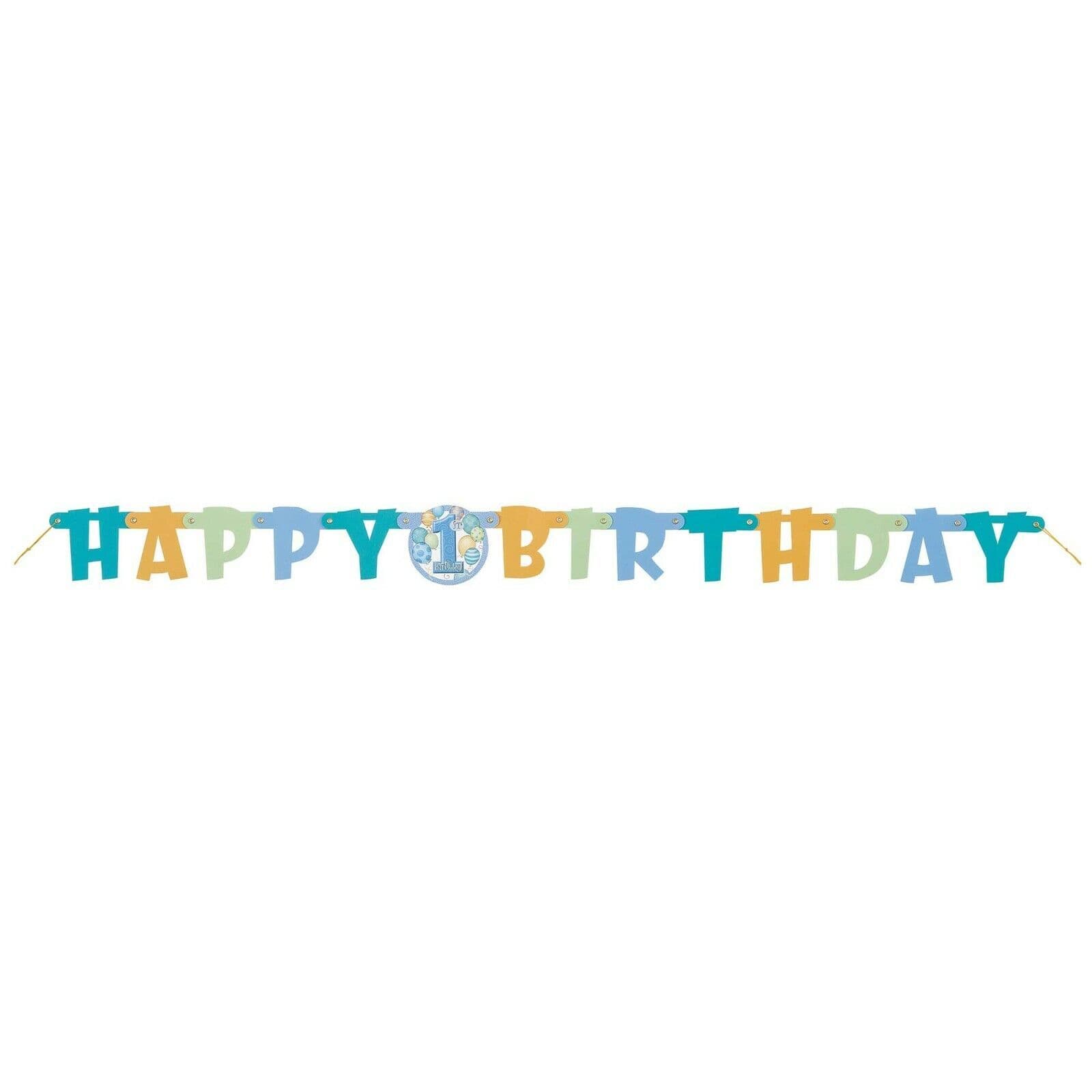 Letter 1st Birthday Banner