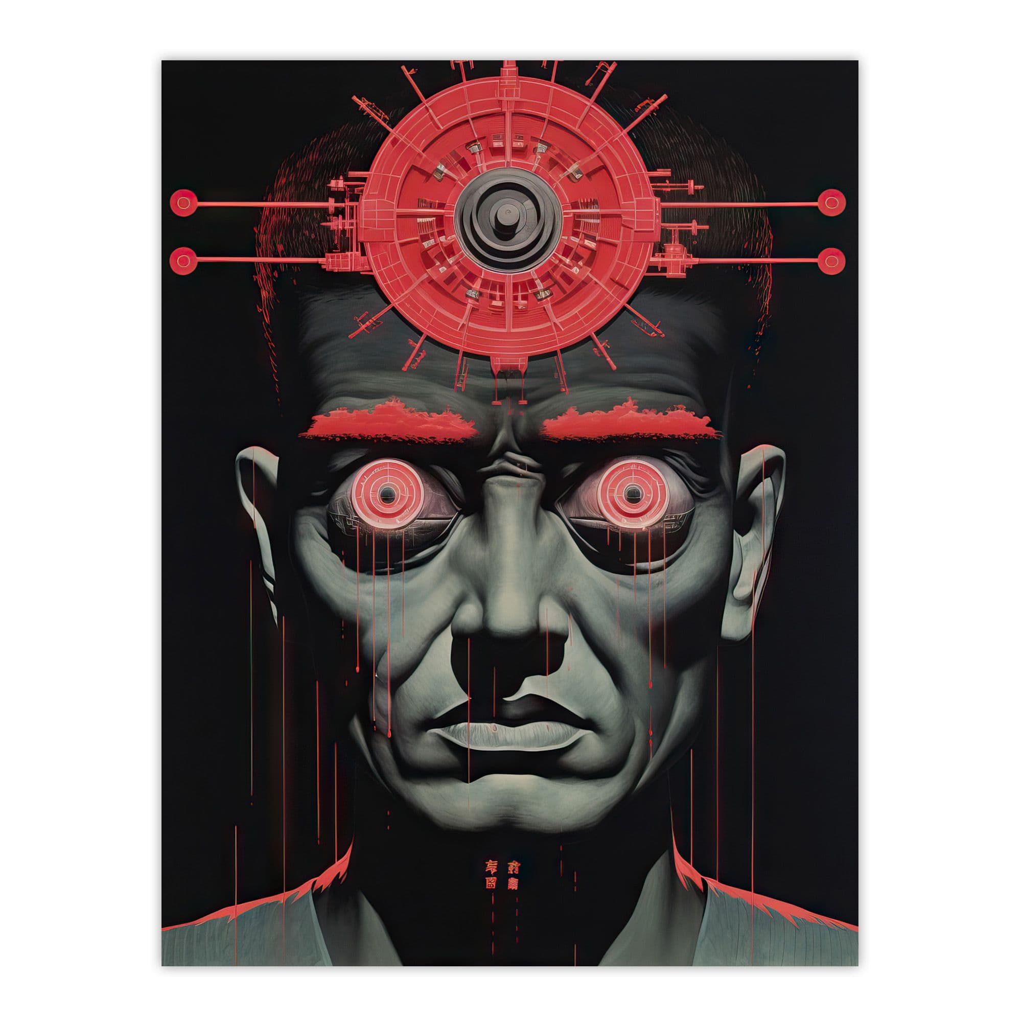 Big Brother Is Watching You George Orwell 1984 Artwork Extra Large Unframed Wall Art Poster Print