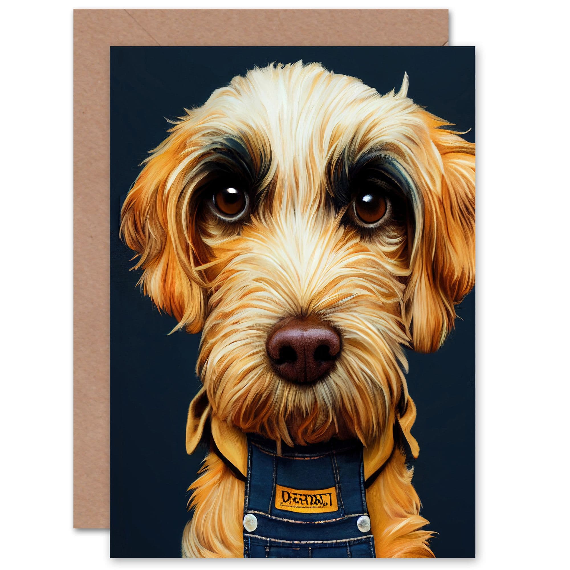 Cute Cockapoo for Wife Her Birthday Thank You Kids Child Greeting Card