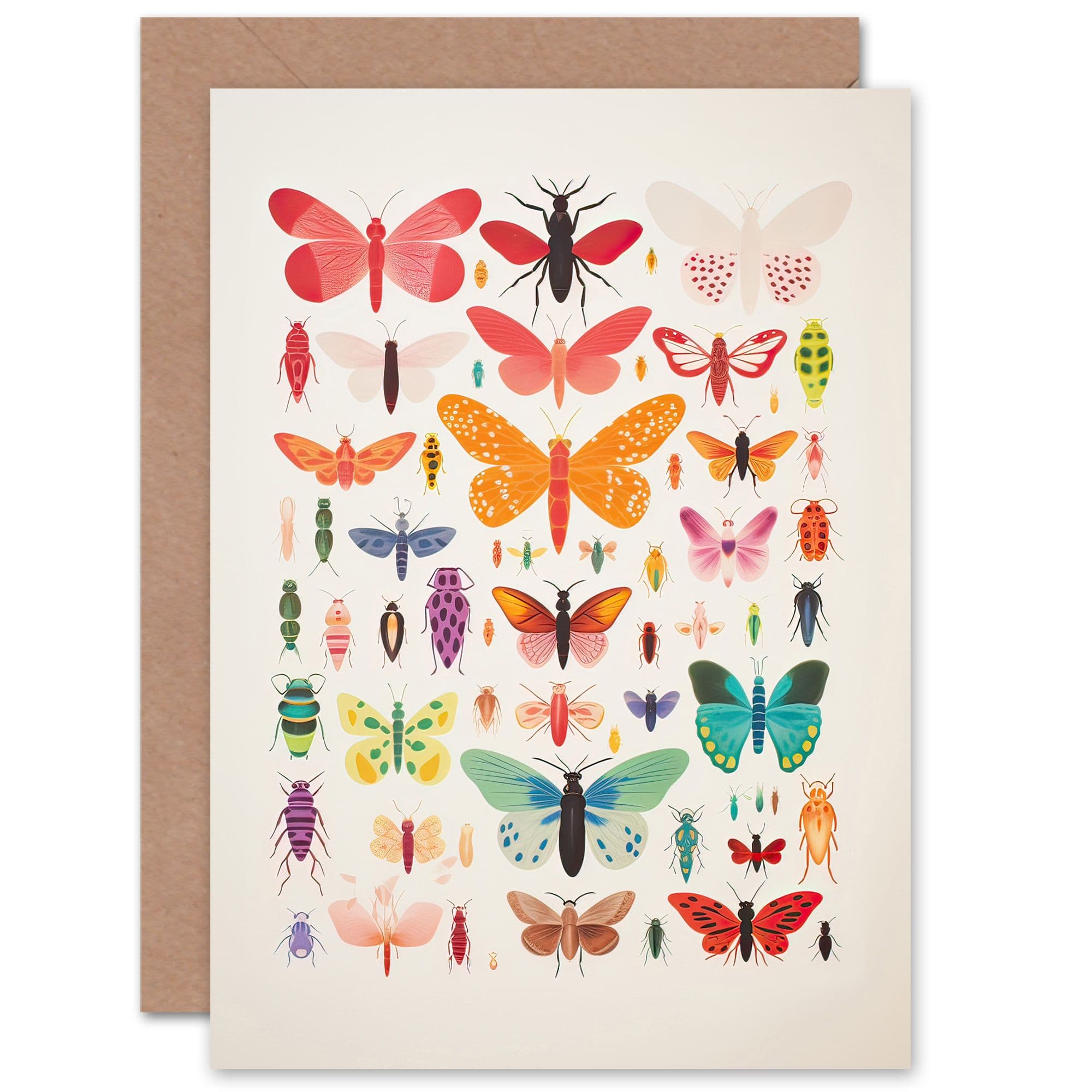 Bugs Beetles Wife Her Birthday Thank You Greeting Card