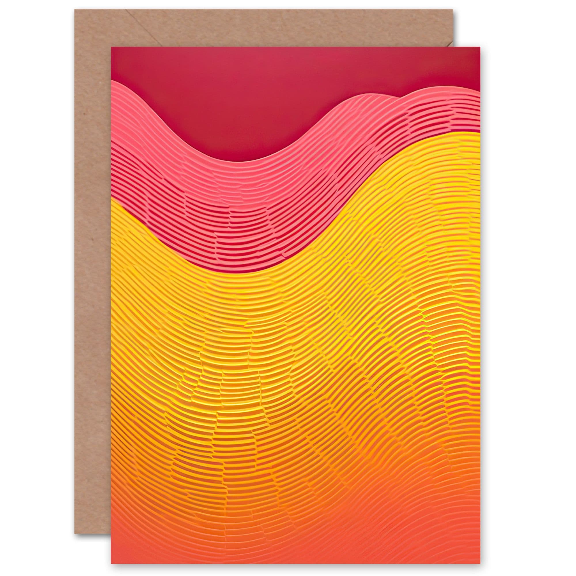 to Pink Gradient Abstract Him or Her Birthday Greeting Card