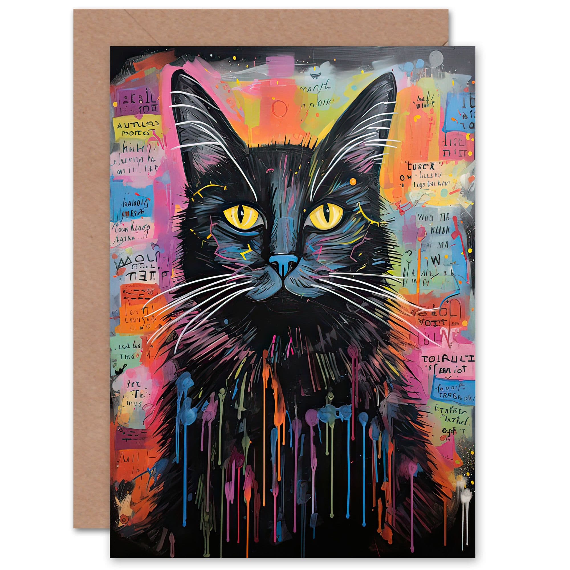 My Cat is My Therapist Notes Puss for Him or Her Birthday Greeting Card