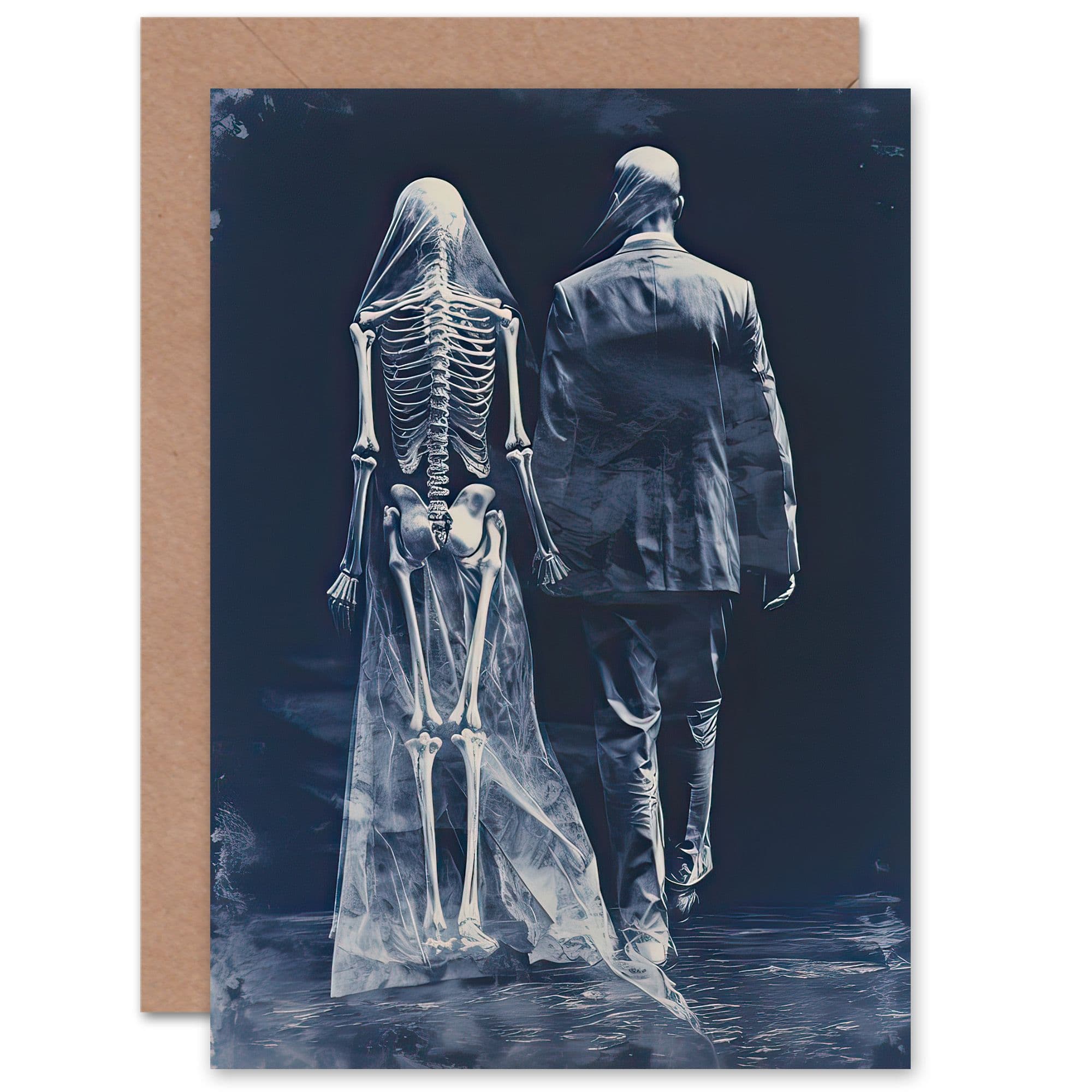 Until Death Do Us Part Marriage Vows Anniversary Valentines Greeting Card