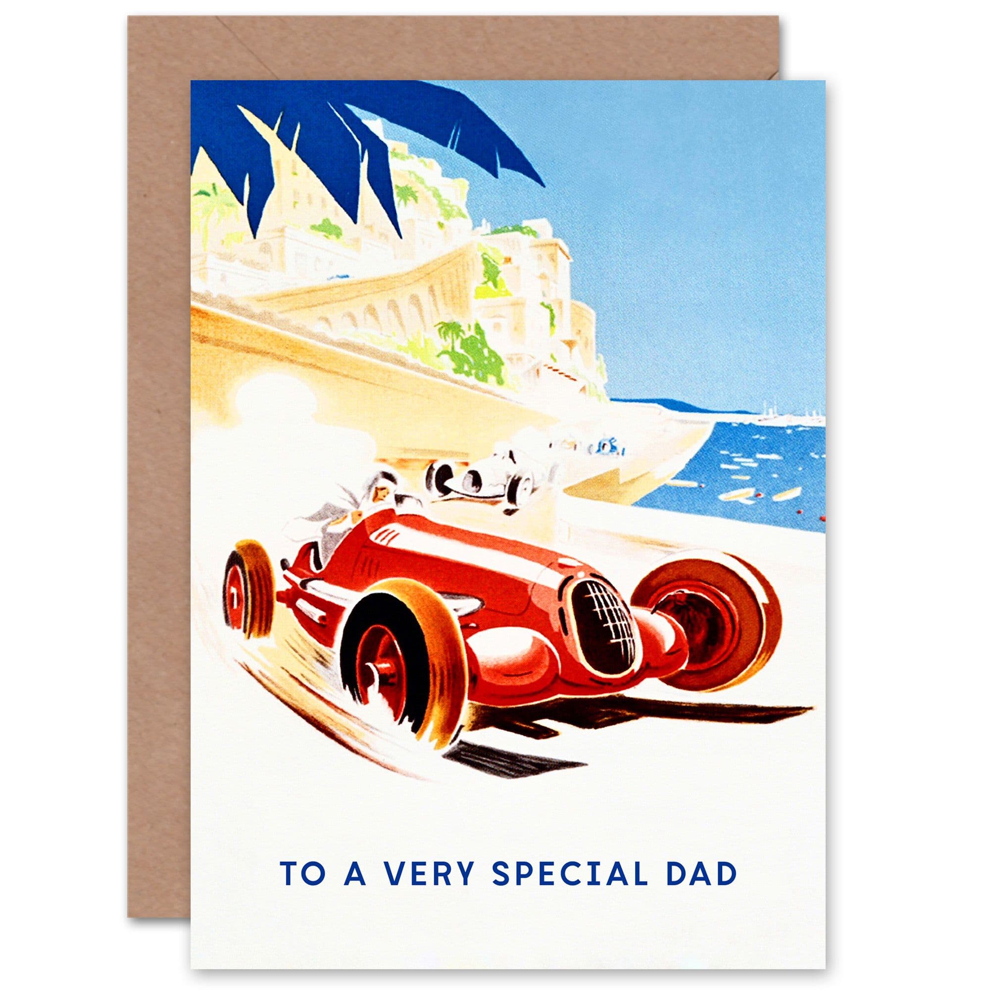 Fathers Day Classic Sports Car France Race Drive Motorsport Dad Him Greeting Card