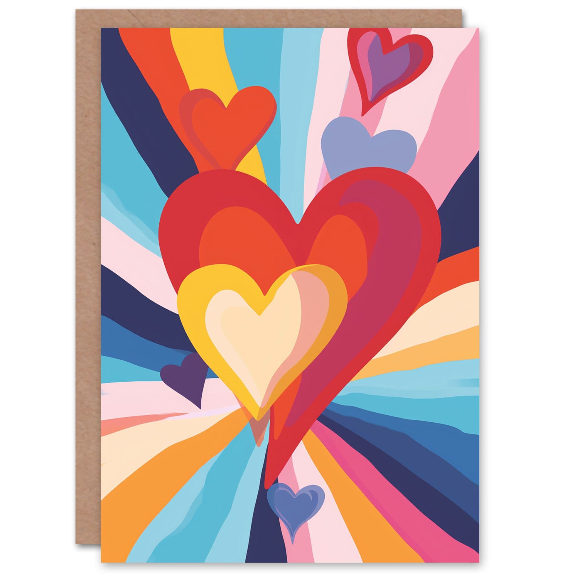 Anniversary Card Love Heart Simple No Words Her Wife Partner