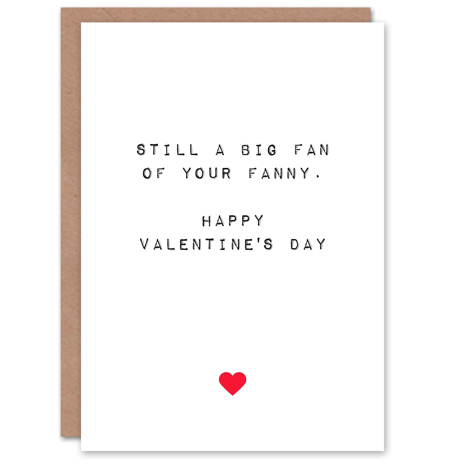 Anniversary Card Adult Rude Saucy Fan of Your Fanny For Her Wife Partner