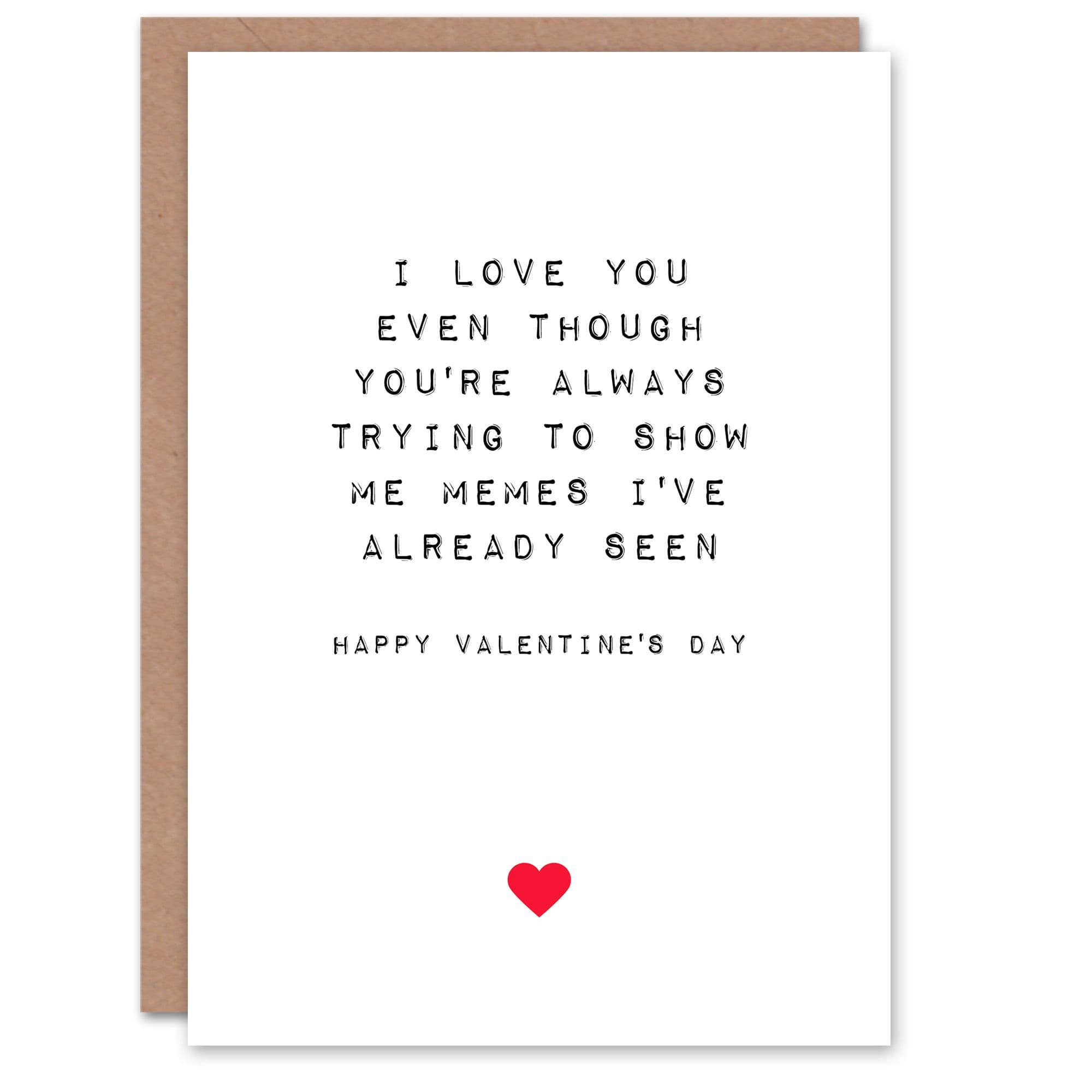 Anniversary Card Fun Funny Humour Memes Already Seen For Him or Her