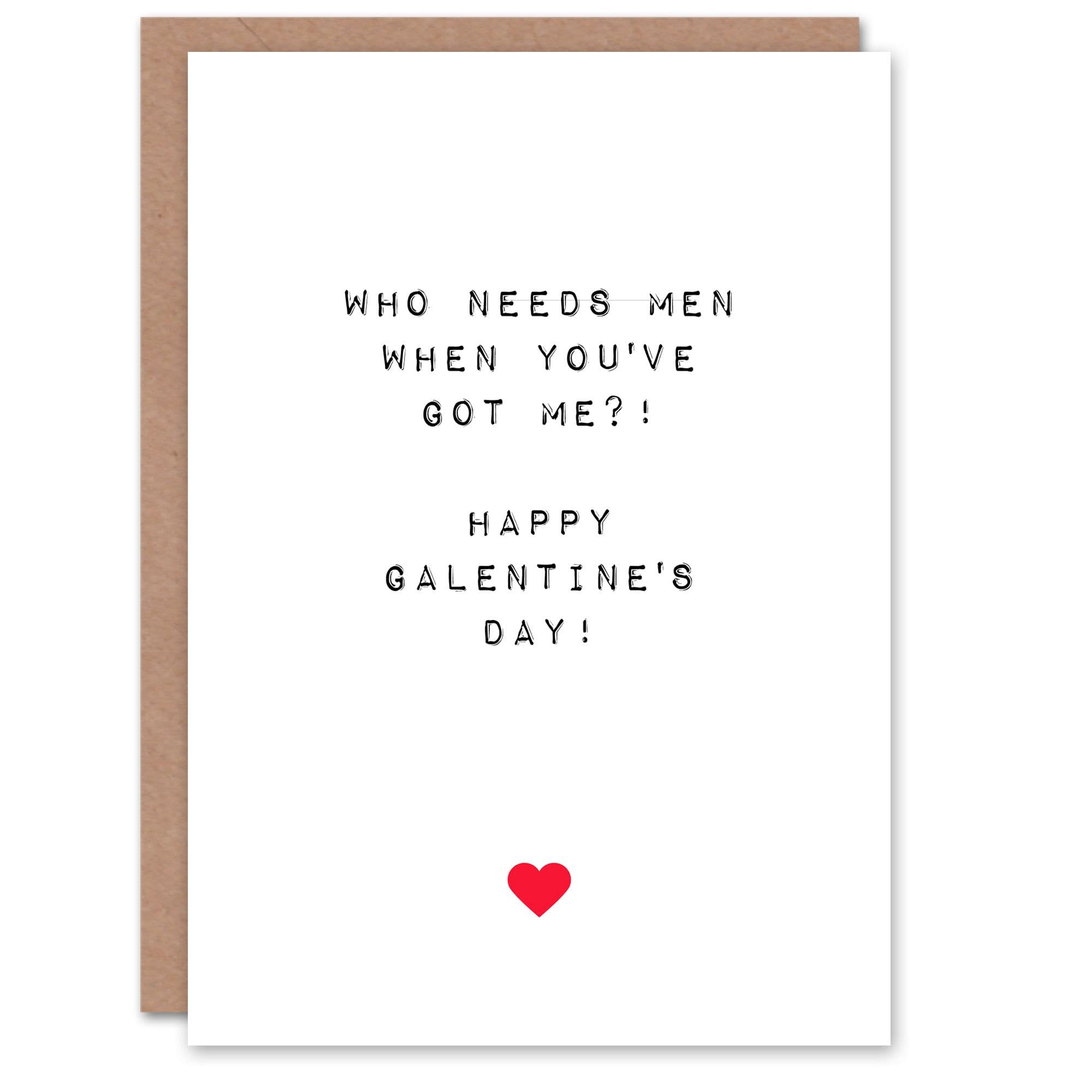 Anniversary Card Galentines Who Needs Her