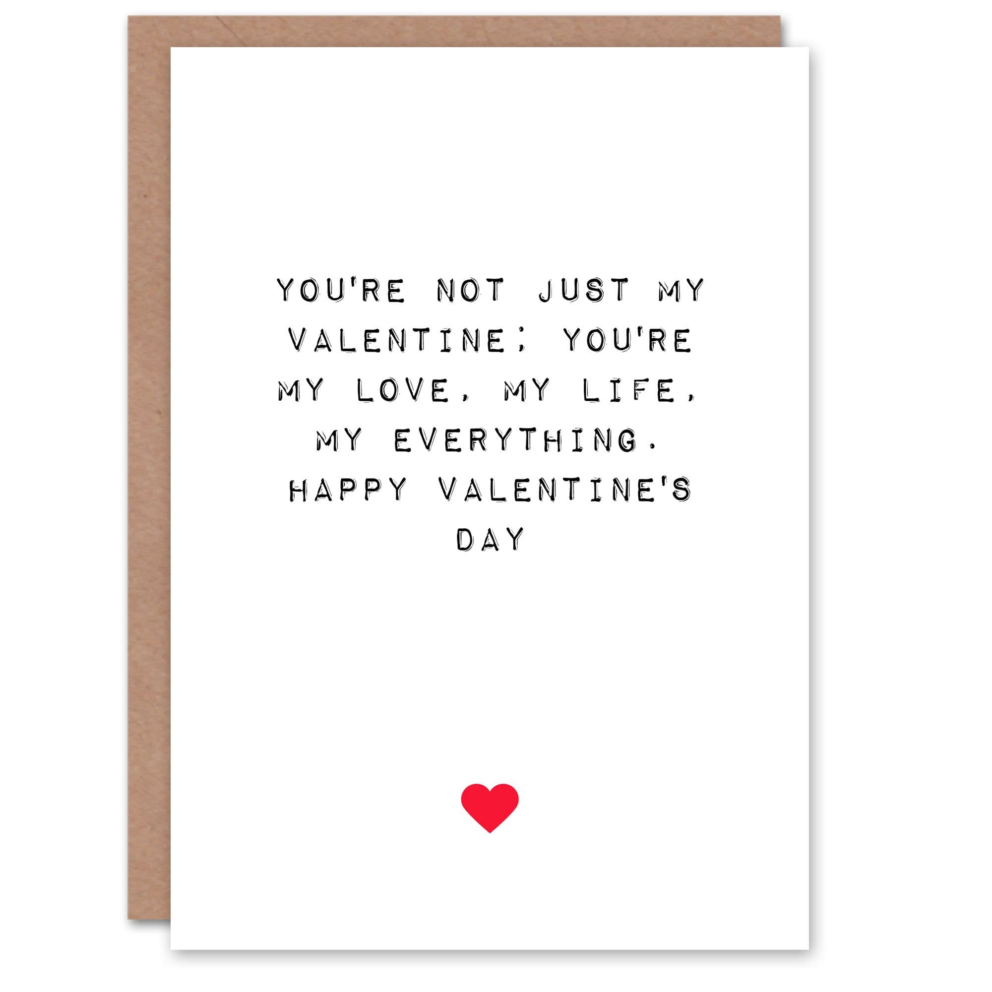 Anniversary Card Love Life Everything Him or Her